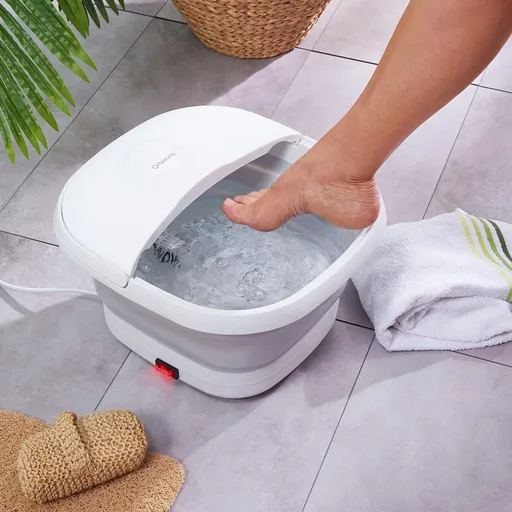 Tavă pliabilă pentru masajul picioarelor