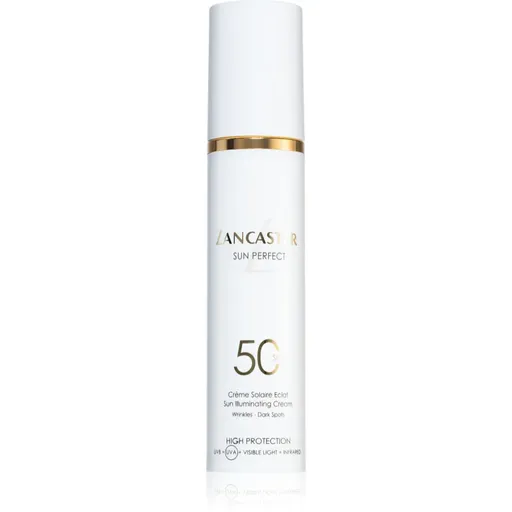 Lancaster Sun Perfect Sun Illuminating Cream SPF 50 crema de zi radianta pentru riduri si pete SPF 50 50 ml