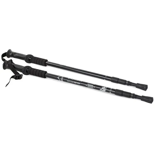 Bastoane de mers pe jos Nordic walking antishock,negru, negru