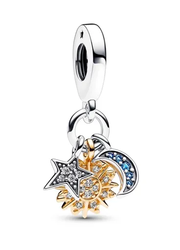 Pandora Pandantiv triplu Lună, soare și stea Moments 762676C01