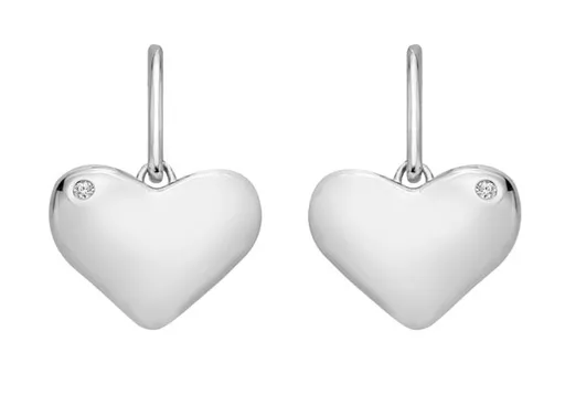 Hot Diamonds Cercei din argint suspendați cu diamante autentice Desire DE780