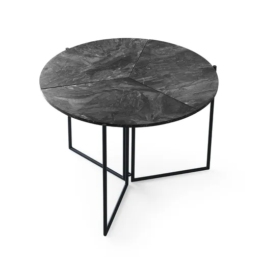Masă de sufragerie Yaprak Anthracite, antracit