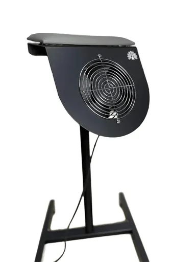 Suport Pedichiura 160W - Negru cu Aspirator, 2850 RPM