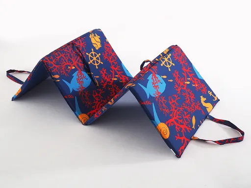 Șezlong pliabil pentru plajă Seahorse cu corali