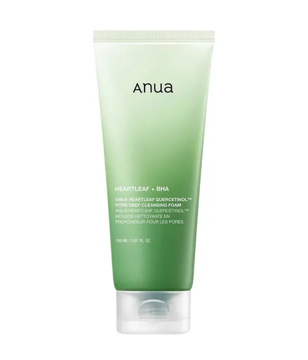 Anua Spumă de curățare pentru ten problematic Heartleaf + BHA (Pore Deep Cleansing Foam) 150 ml