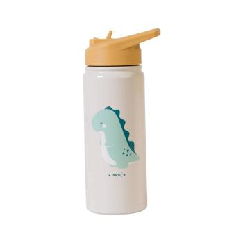 Saro Baby Thermos Bottle with Straw termos cu pai Sand 500 ml