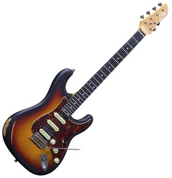 Eko guitars Aire Relic Sunburst Elektrická gitara