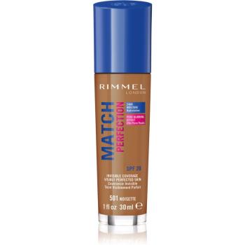 Rimmel Match Perfection tekutý make-up SPF 20 odtieň 501 Noisette 30 ml