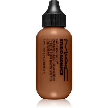 MAC Cosmetics Studio Radiance Face and Body Radiant Sheer Foundation machiaj cu acoperire ușoară pentru față și corp culoare N6 50 ml