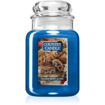 Country Candle Glazed Berry Scones lumânare parfumată 680 g