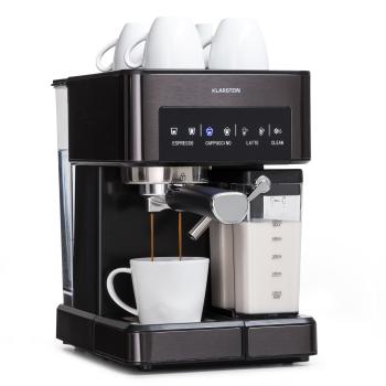 Klarstein Arabica Comfort, aparat de cafea espresso, 1350W, 20 bar, 1,8 l, suprafață de control tactil