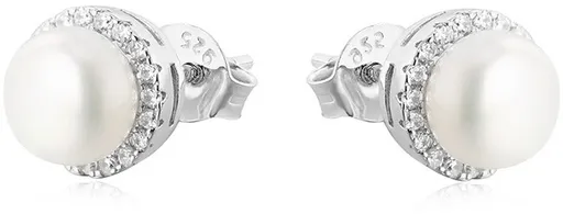 Beneto Cercei din argint cu perle reale AGU131