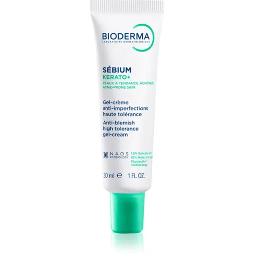 Bioderma Sébium Kerato+ crema gel impotriva imperfectiunilor pielii cauzate de acnee 30 ml