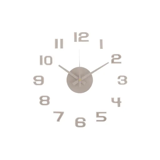 Karlsson  6001WG ceas autoadeziv de design, gri,diametru 40 cm