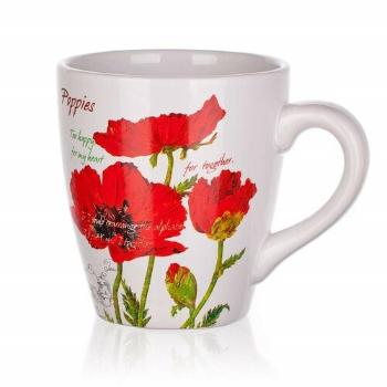 Cană ceramică Banquet Red Poppy, 0,5 l