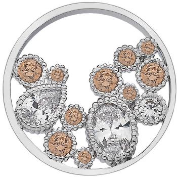 Hot Diamonds Pandantiv Hot Diamonds Emozioni Spirito Libero Freedom Champagne Coin 3,3 cm