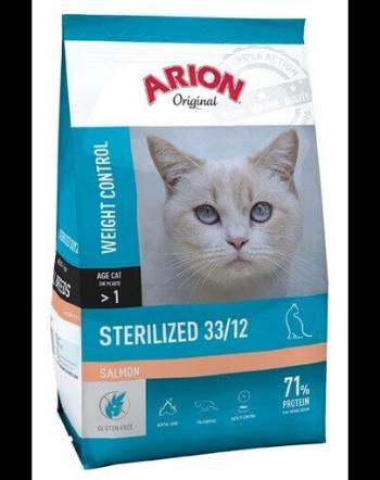 ARION Original Cat Sterilized Salmon 2 kg cu somon pentru pisici dupa sterilizare