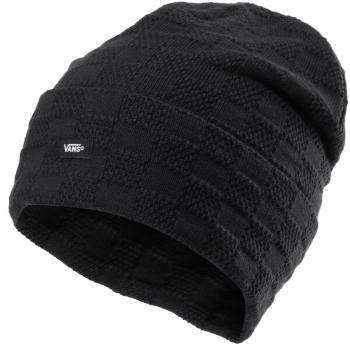 Vans CHECK TALL CUFF BEANIE Čepice, černá, velikost UNI