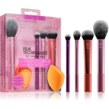 Real Techniques Everyday Essentials set perii machiaj pentru look perfect