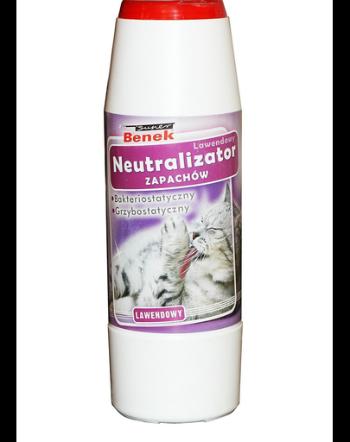 BENEK Neutralizator mirosuri pisici, cu lavanda 500 g