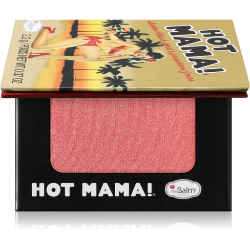 theBalm Mama® Hot fard de obraz si fard de pleoape intr-unul singur culoare Beautiful Peachy Pink 2.2 g