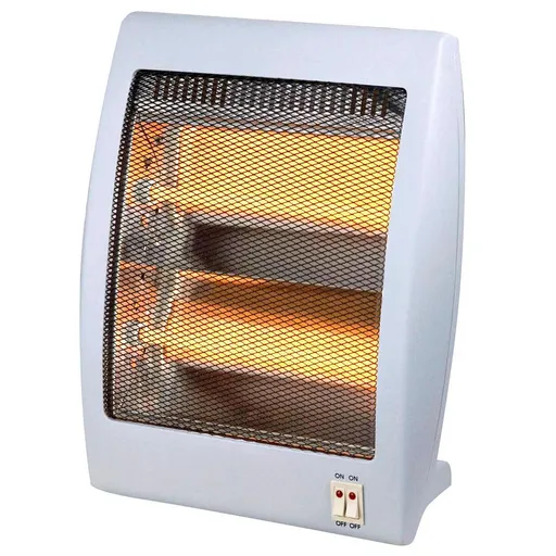 Radiator cu quartz LAMARQUE LQH-3325, 800W, 10 m², 2 trepte, Oprire rasturnare / inclinare, Maner, Alb