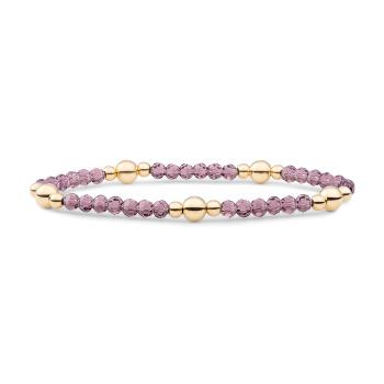 Sparkling Jewels Brățară din mărgele cu cuarț violet BLK01G-G59