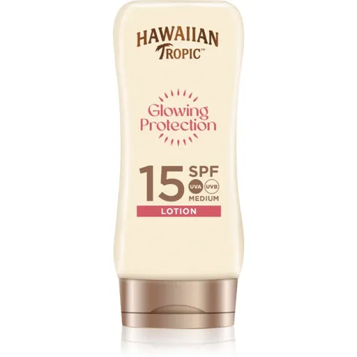 Hawaiian Tropic Satin Protection Ultra Radiance lapte de corp pentru soare rezistent la apa SPF 15 180 ml