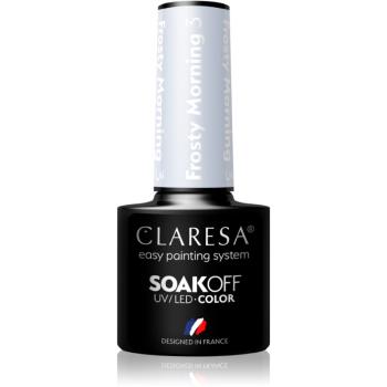 Claresa SoakOff UV/LED Color Frosty Morning lac de unghii sub forma de gel culoare 3 5 g