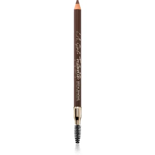 L.A. Girl Cosmetics Featherlite creion de sprancene de lunga durata cu pensula culoare Medium Brown 1.1 g
