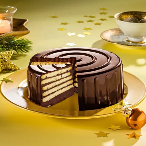 Tort "Ciocolată rece", rotund