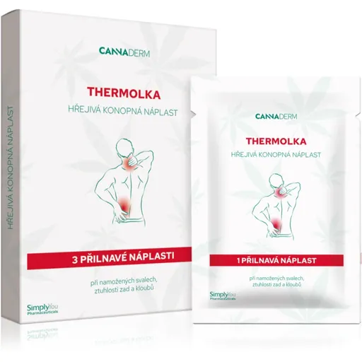 Cannaderm Thermolka plasture termic 3 buc