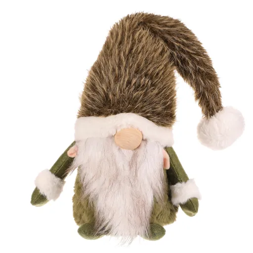 Decorațiuni de Crăciun Spiriduș  în picioare,înălțime 30 cm , verde/alb, 4HOME