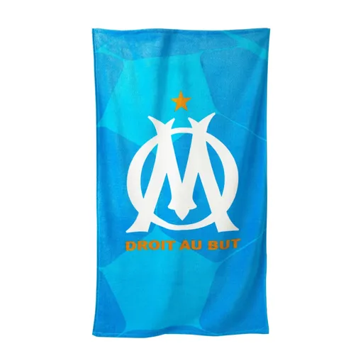 Prosop de baie pentru copii din velur cu imprimeu OM