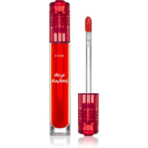 ETUDE Dear Darling Water Gel Tint ruj cu textura de gel culoare 01 Tangerine Red 5 g