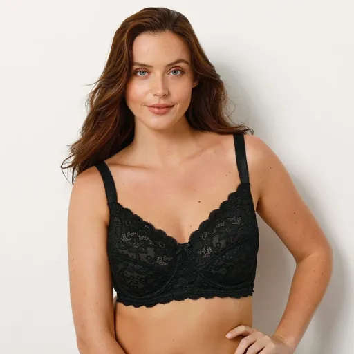 Sutien subțire din dantelă, cu armătură