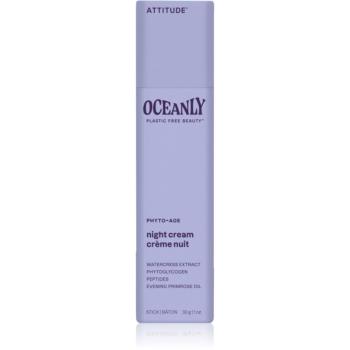 Attitude Oceanly Night Cream crema de noapte împotriva tuturor semnelor de imbatranire cu peptide 30 g