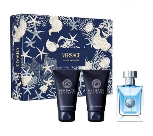 Versace Pour Homme - EDT 50 ml + gel de duș 50 ml + balsam după bărbierit 50 ml