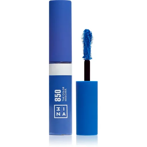 3INA The Color Mascara Mini mascara culoare 850 - Blue 5.5 ml