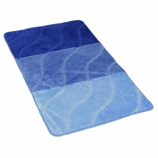 Covoraș de baie Kvalitex Valuri albastru, 60 x 100 cm