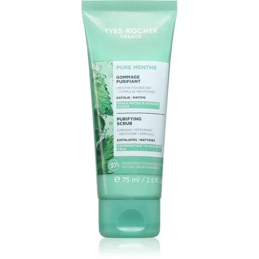 Yves Rocher Pure Menthe exfoliant de curățare 75 ml