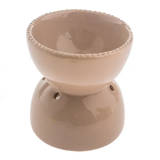 Aroma-lampă ceramică Formia maro, 10,8 x 11,5x 10,8 cm