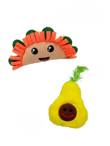 Jucărie pentru pisici, Paws & Whiskers, Miyav 1014, 100% MATERIAL TEXTIL PLUȘOS, Multicolor