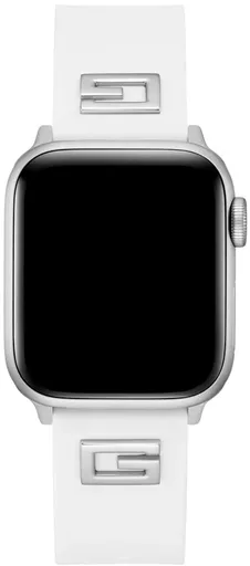 Guess Curea din silicon pentru Apple Watch (38 - 41 mm) - Alb CS2022S1