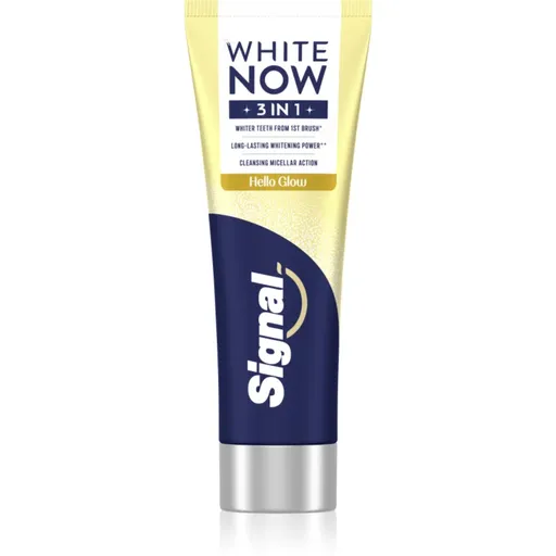 Signal White Now 3-in-1 Hello Glow pastă de dinți 75 ml