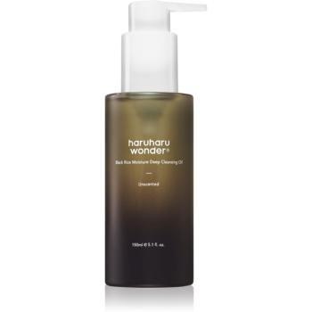 Haruharu Wonder Black Rice Moisture ulei pentru indepartarea machiajului Ulei de curățare pentru piele sensibila si intoleranta 150 ml