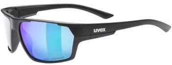 UVEX Sportstyle 233 Polarised Black Matt/Polavison Mirror Green Sportovní brýle