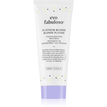 EVO Fabuloso Colour Boosting Treatment balsam pentru a evidentia culoarea parului culoare Platinum Blonde 220 ml