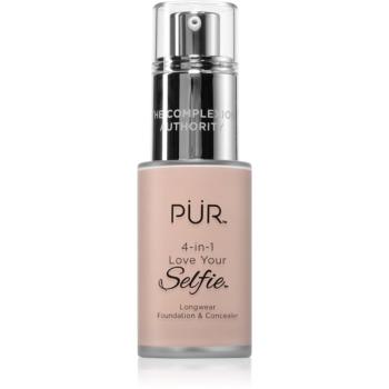 PÜR Cosmetics 4-in-1 Love Your Selfie make-up si corector 2 in 1 culoare LP2 30 ml