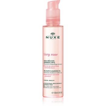 Nuxe Very Rose ulei de curățare blând pentru față și ochi 150 ml